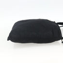 PRADA Shoulder Bag Nylon Black Silver Auth BSZ052-4