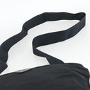 PRADA Shoulder Bag Nylon Black Silver Auth BSZ052-8