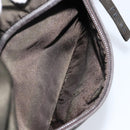 PRADA Shoulder Bag Nylon Khaki Silver Auth BSZ053-11