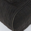 Christian Dior Lady Dior Backpack Nylon Brown Gold Auth BSZ057-16