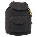 Christian Dior Lady Dior Backpack Nylon Brown Gold Auth BSZ057-13