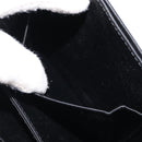 SAINT LAURENT Clutch Bag Satin Black Gold Auth BSZ059-18