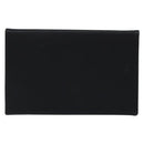 SAINT LAURENT Clutch Bag Satin Black Gold Auth BSZ059-3