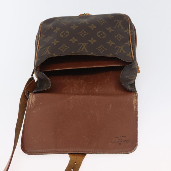 LOUIS VUITTON Monogram Cartouchiere MM Shoulder Bag M51253 LV Auth BSZ063