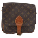 LOUIS VUITTON Monogram Cartouchiere MM Shoulder Bag M51253 LV Auth BSZ063-13
