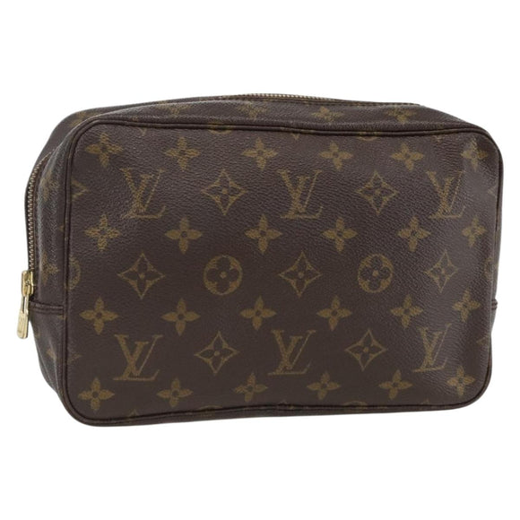 LOUIS VUITTON Monogram Trousse Toilette 23 Clutch Bag M47524 LV Auth BSZ064