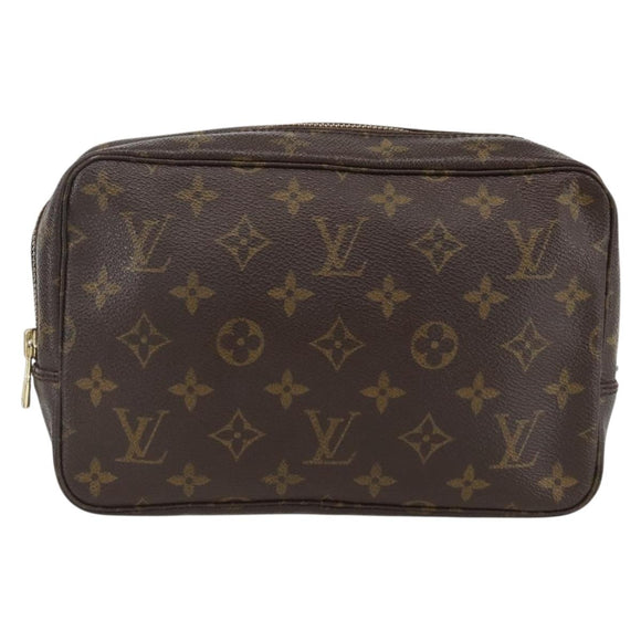 LOUIS VUITTON Monogram Trousse Toilette 23 Clutch Bag M47524 LV Auth BSZ064