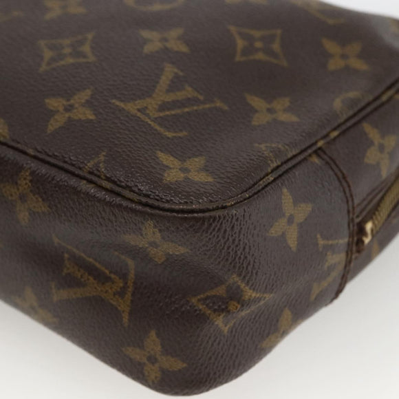 LOUIS VUITTON Monogram Trousse Toilette 23 Clutch Bag M47524 LV Auth BSZ064