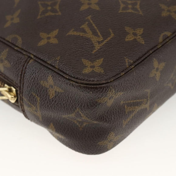 LOUIS VUITTON Monogram Trousse Toilette 23 Clutch Bag M47524 LV Auth BSZ064