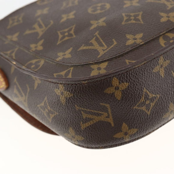 LOUIS VUITTON Monogram Saint Cloud GM Umhängetasche M51242 LV Auth BSZ065