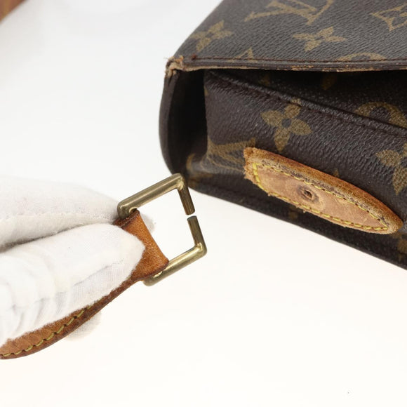LOUIS VUITTON Monogram Saint Cloud GM Umhängetasche M51242 LV Auth BSZ065