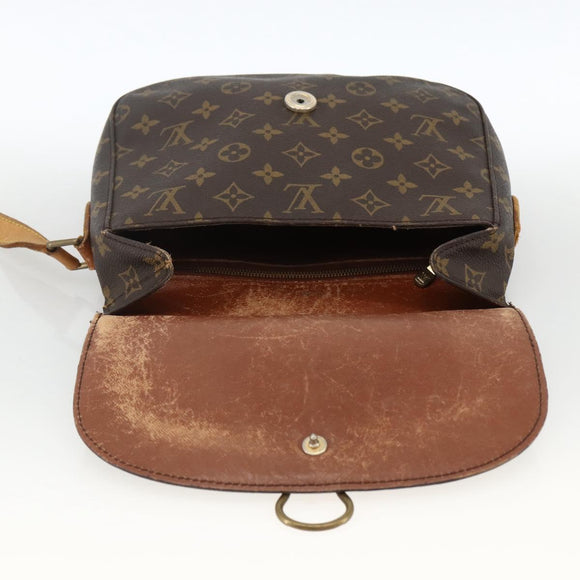 LOUIS VUITTON Monogram Saint Cloud GM Umhängetasche M51242 LV Auth BSZ065