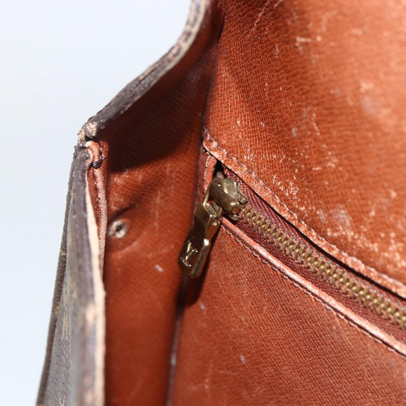 LOUIS VUITTON Monogram Saint Cloud GM Umhängetasche M51242 LV Auth BSZ065