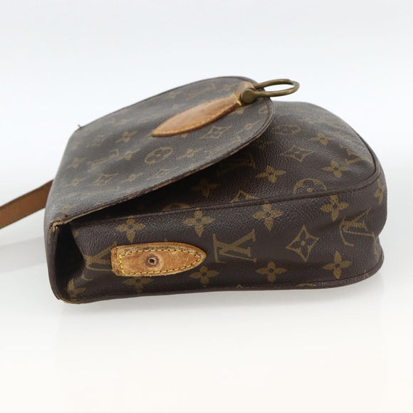 LOUIS VUITTON Monogram Saint Cloud GM Umhängetasche M51242 LV Auth BSZ065