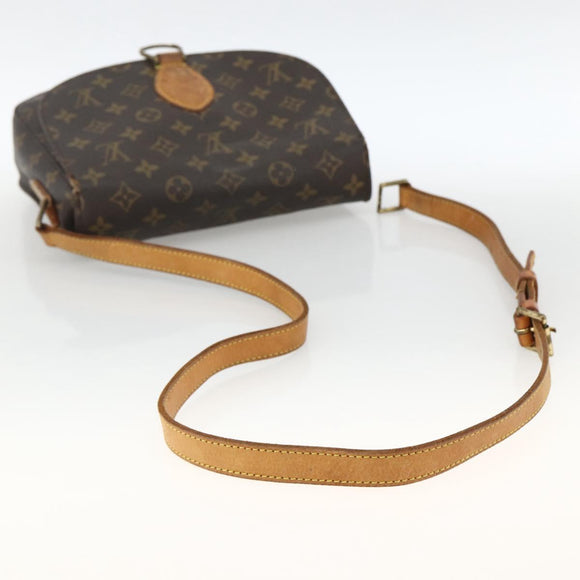 LOUIS VUITTON Monogram Saint Cloud GM Umhängetasche M51242 LV Auth BSZ065