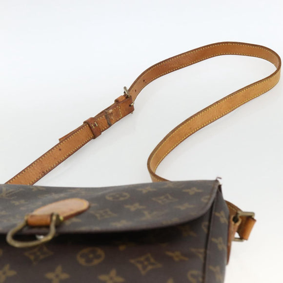 LOUIS VUITTON Monogram Saint Cloud GM Umhängetasche M51242 LV Auth BSZ065