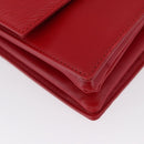 LOUIS VUITTON Opera line Delph Shoulder Bag Red M63937 LV Auth BSZ075-10