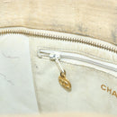 CHANEL Standard Tote Bag Canvas Beige Gold CC Auth BSZ077-22