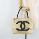 CHANEL Standard Tote Bag Canvas Beige Gold CC Auth BSZ077-25