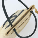CHANEL Standard Tote Bag Canvas Beige Gold CC Auth BSZ077-6