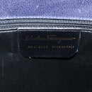 Salvatore Ferragamo Vala Tote Bag Leather Purple Gold Auth BSZ080-12