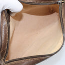 GUCCI GG Supreme Web Sherry Line Bag PVC Beige Gold 116 02 089 Auth BSZ082-17