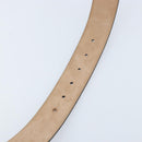 GUCCI Belt Leather 39"" Black Gold 245884 214351 85 34 Auth BSZ094-7
