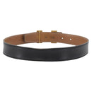 HERMES Constance Reversible Belt Leather 30.7"" Black Auth BSZ096-2