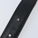 HERMES Constance Mini Reversible Belt Leather 29.1"" Black Auth BSZ097-10