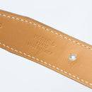 HERMES Constance Mini Reversible Belt Leather 29.1"" Black Auth BSZ097-12
