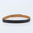 HERMES Constance Mini Reversible Belt Leather 29.1"" Black Auth BSZ097-2