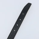 HERMES Constance Mini Reversible Belt Leather 29.1"" Black Auth BSZ097-9