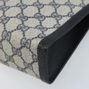 GUCCI GG Supreme Clutch PVC Navy Auth BSZ101-10