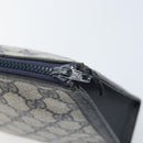 GUCCI GG Supreme Clutch PVC Navy Auth BSZ101-12