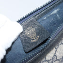 GUCCI GG Supreme Clutch PVC Navy Auth BSZ101-13