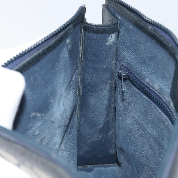 GUCCI GG Supreme Clutch PVC Navy Auth BSZ101