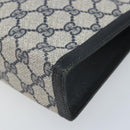 GUCCI GG Supreme Clutch PVC Navy Auth BSZ101-8