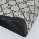 GUCCI GG Supreme Clutch PVC Navy Auth BSZ101-9