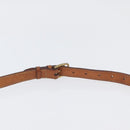 CELINE Macadam Canvas Shoulder Bag PVC Beige Gold Auth BSZ103-8