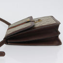 GUCCI GG Supreme Web Sherry Line Bag PVC Beige Gold 89 02 077 Auth BSZ106-4