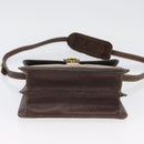 GUCCI GG Supreme Web Sherry Line Bag PVC Beige Gold 89 02 077 Auth BSZ106-5