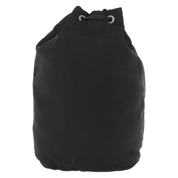 PRADA Drawstring Pouch Nylon Black Auth BSZ108
