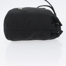 PRADA Drawstring Pouch Nylon Black Auth BSZ108-4