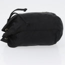 PRADA Drawstring Pouch Nylon Black Auth BSZ108-5