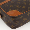 LOUIS VUITTON Monogram Compiegne 28 Clutch Bag M51845 LV Auth BSZ110A-14