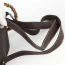 GUCCI Bamboo Backpack Leather Brown Gold 003 2058 0016 Auth BSZ111-12