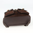 GUCCI Bamboo Backpack Leather Brown Gold 003 2058 0016 Auth BSZ111-13
