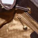 GUCCI Bamboo Backpack Leather Brown Gold 003 2058 0016 Auth BSZ111-23