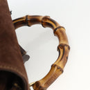 GUCCI Bamboo Backpack Leather Brown Gold 003 2058 0016 Auth BSZ111-8