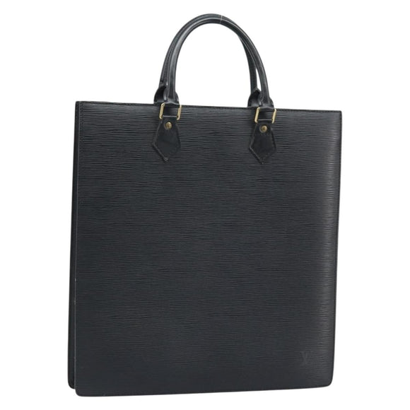 LOUIS VUITTON Epi Sac Plat Hand Bag Black M59082 LV Auth BSZ115